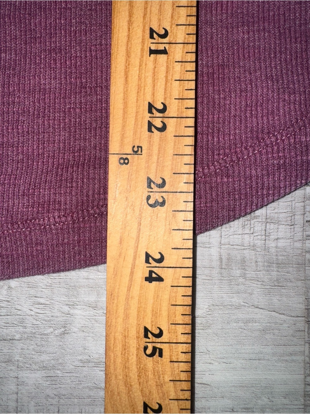 Gap Women’s Small Plum Ribbed Henley Long Sleeve Stretch Knit Top Shirt Y2K - Picture 9 of 10